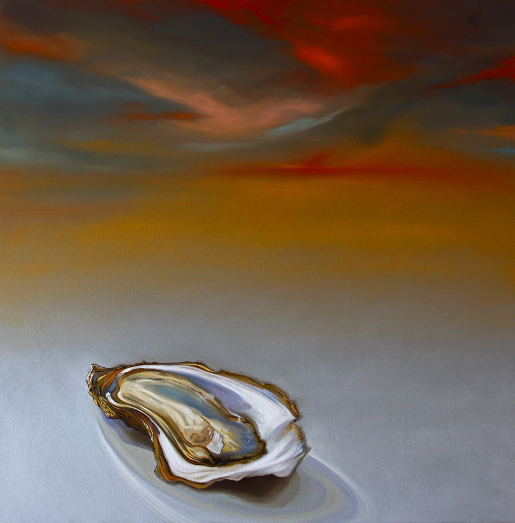 Oyster In Sunset