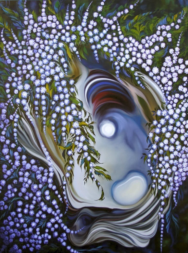 The Bride, oil on canvas by Carlos Lopez